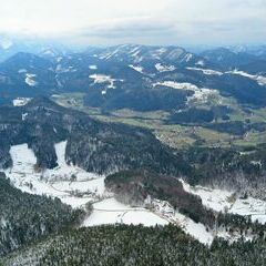 Flugwegposition um 12:47:19: Aufgenommen in der Nähe von Gemeinde Miesenbach, Österreich in 1175 Meter